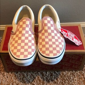 Girls Classic Slip on Vans Shoes